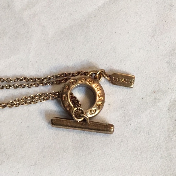 COACH STAMPED 2 STRANDS  ROSE GOLD BRACELET - Picture 3 of 4